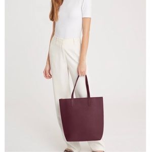 Cuyana Tall Leather zipper tote